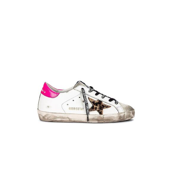 Golden Goose Superstar Sneaker In Ice, White & Brown Leopard - 36/6 - Picture 1 of 6